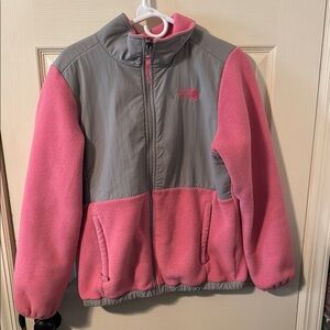 The North Face Kids Pink and Gray Jacket